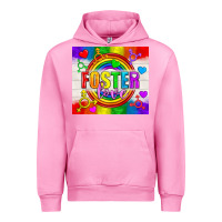 Fuchsia Pink Foster Love LGBTQ+ Tumbler Urban Hoodie - BundleAndBundleShop