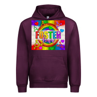 Mauve Wine Foster Love LGBTQ+ Tumbler Urban Hoodie - BundleAndBundleShop