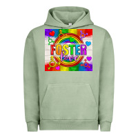 Pigment Oil Green Foster Love LGBTQ+ Tumbler Urban Hoodie - BundleAndBundleShop