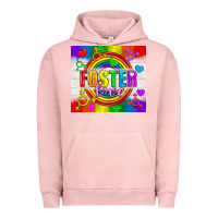 Pigment Salmon Foster Love LGBTQ+ Tumbler Urban Hoodie - BundleAndBundleShop