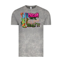 Cloud Rock Dream until it's your reality heels black fashion Vintage Tee - RanaPortraitStore