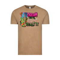 Dream Until It's Your Reality Heels Black Fashion Vintage Tee | Teevron