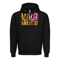 Black viva mexico long live mexico Zipper Hoodie - FaDigitalArtStudio