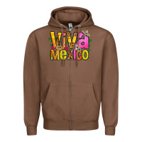 Chestnut viva mexico long live mexico Zipper Hoodie - FaDigitalArtStudio