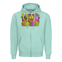 Seafoam viva mexico long live mexico Zipper Hoodie - FaDigitalArtStudio