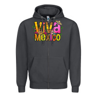 Smoke viva mexico long live mexico Zipper Hoodie - FaDigitalArtStudio