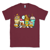 Burgundy school bus coffee cups Classic Tee - Zillion Design Studio