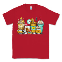 Red school bus coffee cups Classic Tee - Zillion Design Studio