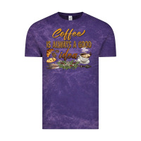 Cloud Purple coffee is always a good idea Vintage Tee - BarkalooDesign