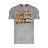 Cloud Rock coffee is always a good idea Vintage Tee - BarkalooDesign