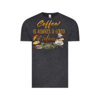 Vintage Black coffee is always a good idea Vintage Tee - BarkalooDesign