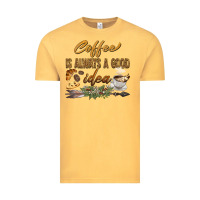 Vintage Mustard coffee is always a good idea Vintage Tee - BarkalooDesign
