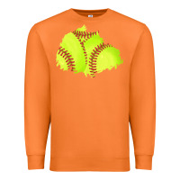 Carrot softball patch Premium Sweatshirt - AdoDesignShop