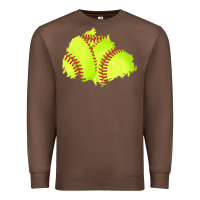 Chestnut softball patch Premium Sweatshirt - AdoDesignShop