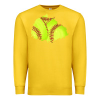Lemon softball patch Premium Sweatshirt - AdoDesignShop