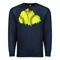 Navy softball patch Premium Sweatshirt - AdoDesignShop