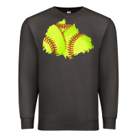 Smoke softball patch Premium Sweatshirt - AdoDesignShop