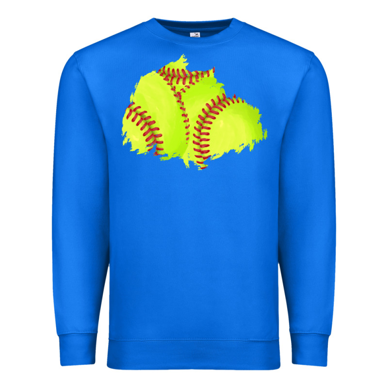 Softball Patch Premium Sweatshirt by AdoDesignShop | Teevron