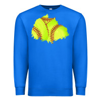 True Royal softball patch Premium Sweatshirt - AdoDesignShop