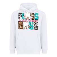 White floss boss Heavyweight Hoodie - AdoDesignShop