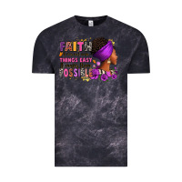 Cloud Black Faith it does not make things easy Vintage Tee - RanaPortraitStore