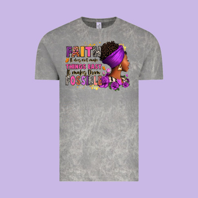 Vintage Tee Faith it does not make things easy
