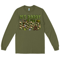 Army Green my daddy is my hero army Long Sleeve Tee - Zillion Design Studio