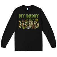 Black my daddy is my hero army Long Sleeve Tee - Zillion Design Studio