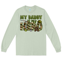 Matcha my daddy is my hero army Long Sleeve Tee - Zillion Design Studio