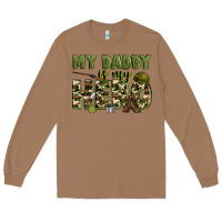 Toasted Coconut my daddy is my hero army Long Sleeve Tee - Zillion Design Studio