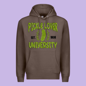 Pickle Lover University Premium Hoodie Designed By Maliassmallbusiness