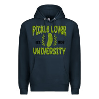 Navy pickle lover university Premium Hoodie - MaliasSmallBusiness
