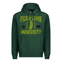 Sports Green pickle lover university Premium Hoodie - MaliasSmallBusiness