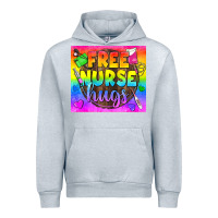 Heather Grey Free Nurse Hugs LGBTQ+ Tumbler Urban Hoodie - BundleAndBundleShop