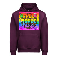 Mauve Wine Free Nurse Hugs LGBTQ+ Tumbler Urban Hoodie - BundleAndBundleShop