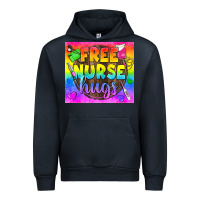 Navy Free Nurse Hugs LGBTQ+ Tumbler Urban Hoodie - BundleAndBundleShop