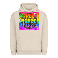 Pigment French Oak Free Nurse Hugs LGBTQ+ Tumbler Urban Hoodie - BundleAndBundleShop