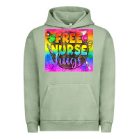 Pigment Oil Green Free Nurse Hugs LGBTQ+ Tumbler Urban Hoodie - BundleAndBundleShop