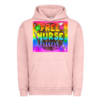 Pigment Salmon Free Nurse Hugs LGBTQ+ Tumbler Urban Hoodie - BundleAndBundleShop