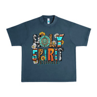 Midnight Navy holy spirit activate Urban Heavy Tee - Zillion Design Studio