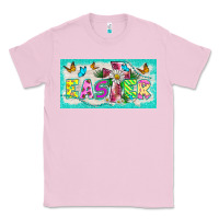 Bubblegum Pink easter cross license plate template Classic Tee - BarkalooDesign