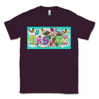 Plum easter cross license plate template Classic Tee - BarkalooDesign