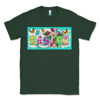 Sports Green easter cross license plate template Classic Tee - BarkalooDesign