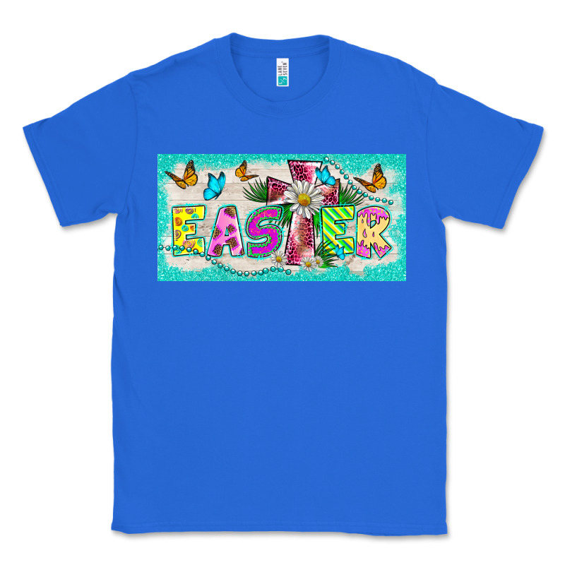 Easter Cross License Plate Template Classic Tee by BarkalooDesign | Teevron