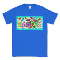 True Royal easter cross license plate template Classic Tee - BarkalooDesign