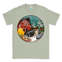 Matcha Christmas On The Farm Classic Tee - FaDigitalArtStudio