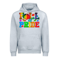 Heather Grey Fall Of Pride Urban Hoodie - BundleAndBundleShop