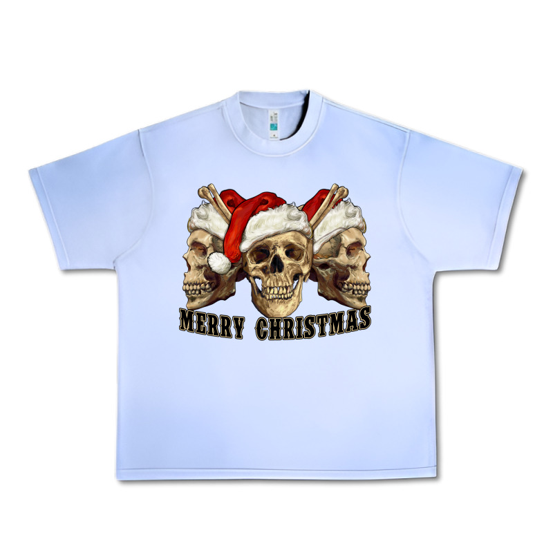 Merry Christmas Skulls Urban Heavy Tee by RanaPortraitStore | Teevron