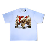 Grape Ice Merry Christmas Skulls Urban Heavy Tee - RanaPortraitStore