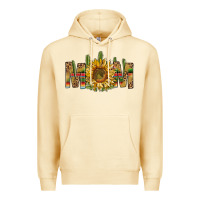 Pina Colada western mom with sunflower Premium Hoodie - NancyCooperArtShop